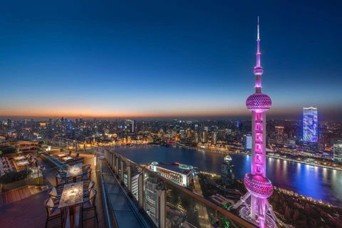 Flair Ritz Carlton Shanghai Pudong FLAIR - Shanghai's Highest Rooftop Bar