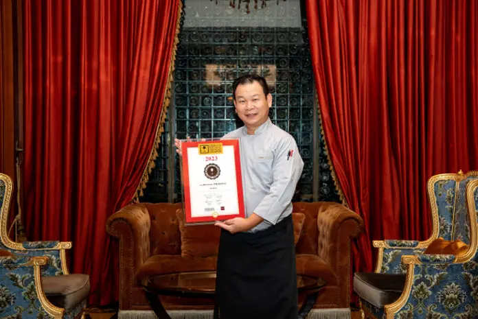 Chef Chew on winning an award for La Rotisserie Steak House Chef Chew on winning an award for La Rotisserie Steak House