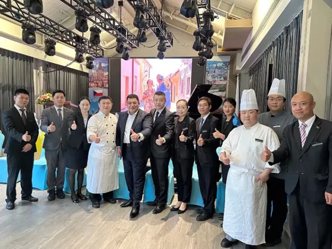 Magdy fifth from the left with associates at Czech Consulate in Shanghais outside catering service November 2023 Magdy fifth from the left with associates at Czech Consulate in Shanghais outside catering service November 2023