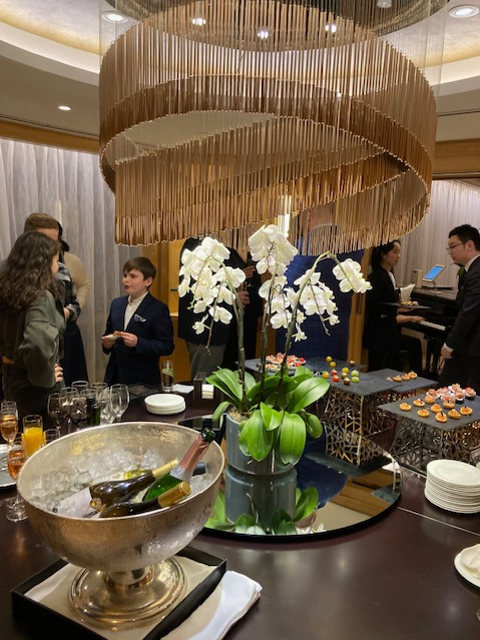 Cocktails and canapes are served free flow of champagne red wine and soft drinks Cocktails and canapes are served free flow of champagne red wine and soft drinks