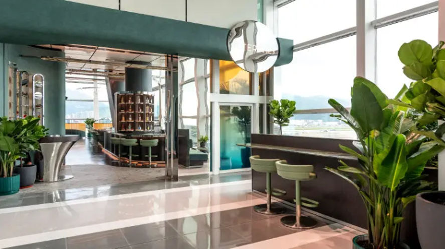 Intervals Bar is located between Gates 12 24 Terminal One Hong Kong International Airport. Proceed up the escalators to the Sky Bridge Intervals Bar is located between Gates 12 24 Terminal One Hong Kong International Airport. Proceed up the escalators to the Sky Bridge