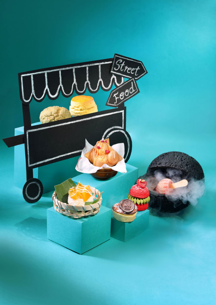 Street Food Around the World Afternoon Tea sweet Street Food Around the World Afternoon Tea sweet