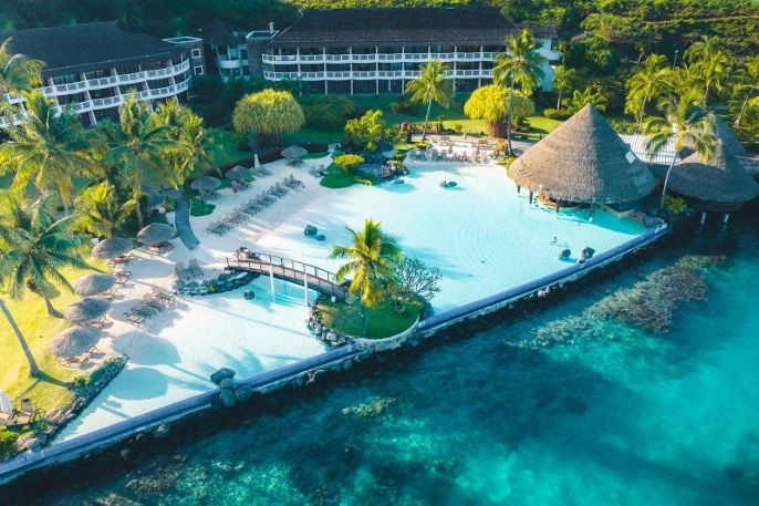 InterContinental Tahiti Aerial View ©Johan Drone Adventure InterContinental Tahiti Aerial View ©Johan Drone Adventure