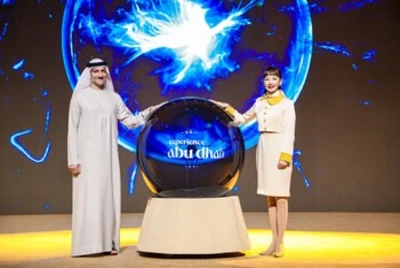 H.E. Saleh Mohamed Al Geziry Director General of Tourism Department of Culture and Tourism Abu Dhabi with Trip.com Group CEO Jane Sun H.E. Saleh Mohamed Al Geziry Director General of Tourism Department of Culture and Tourism Abu Dhabi with Trip.com Group CEO Jane Sun