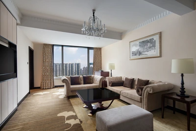 HI Chengdu Centry city 1 King Bed 1 Bedroom Suite Living and Dining 1 HI Chengdu Centry city 1 King Bed 1 Bedroom Suite Living and Dining 1