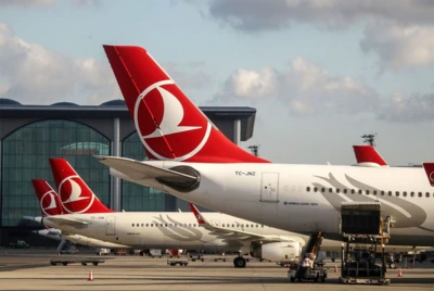 Turkish Airlines aircraft at Istanbul International Airport. Getty Images Turkish Airlines sets Guinness World Record for flying to most countries