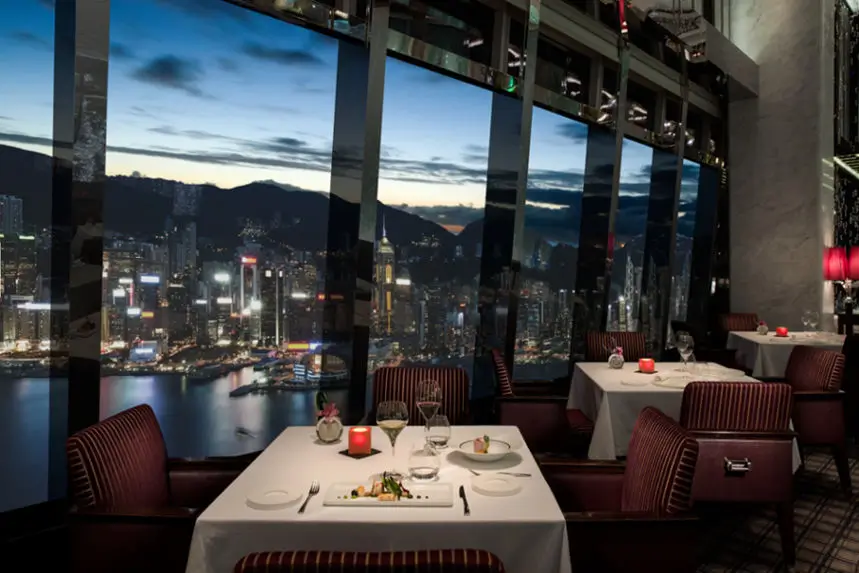 Tosca di Angelo Window seat Ritz-Carlton Hong Kong's Exceptional Culinary Offerings this Valentine's