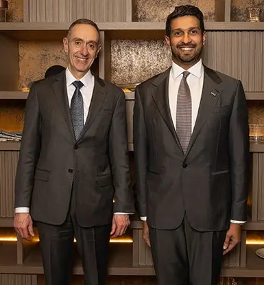 Left IHGs CEO Elie Maalouf and Abhijay Sandilya CEO IHG ANA Hotels Group Japan and Managing Director IHG Hotels Resorts Japan Micronesia