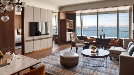 Four Seasons Premier Suite living room Four Seasons Premier Suite living room