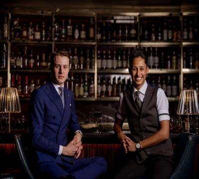 Manhattan Asst Bar Manager Riccardo Lugano Head Bartender Zana Mohlmann Manhattan - Asst Bar Manager Riccardo Lugano & Head Bartender Zana Mohlmann