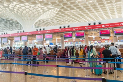 Passengers queue at check in counters at Chhatrapati Shivaji Maharaj International Airport in Mumbai on May 22 2024. BloombergGetty Images Passengers queue at check in counters at Chhatrapati Shivaji Maharaj International Airport in Mumbai on May 22 2024. BloombergGetty Images