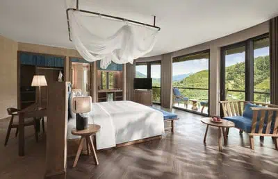 Garrya Mu Cang Chai Wellbeing Suite The Wellbeing Suite overlooks serene views of Vietnam’s untouched highlands