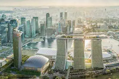 Sands Breaks Ground on New Ultra-Luxury Development in Singapore 6 Aerial-view-of-Las-Vegas-Sands-new-ultra-luxury-development-in-Singapore_credit-to-Marina-Bay-Sands-scaled