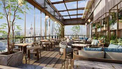 上海外滩瑞吉酒店携手 Spago 全新呈献顶层餐厅及酒吧