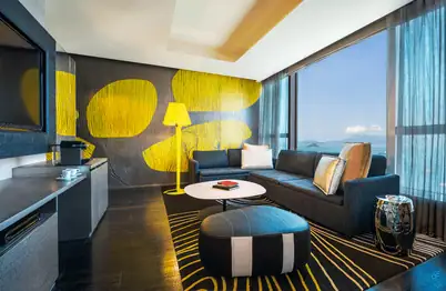 Hotel Review: W Hong Kong — Where High Energy Meets High Design 4 Fanstastic Suite Living Room