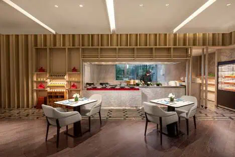 HUALUXE Shanghai Changfeng Park Hotel Review: What to Expect 13 The Noodle Bar on 1/F is open 06:30-24:00