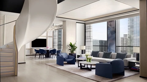 Review The Ritz-Carlton Suzhou: Where Luxury Meets Suzhou Heritage 12 Ritz-Carlton Suite_Living and Dining Room