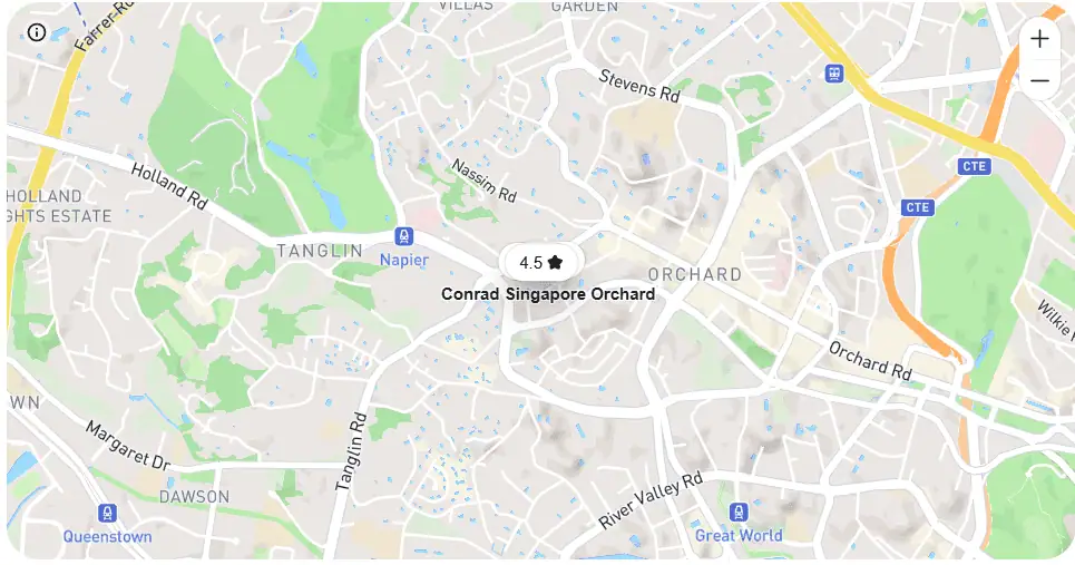 Conrad Singapore Orchard_Location