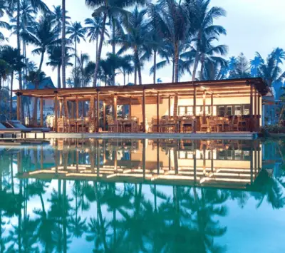 The Sanchaya Review: Luxury Beachfront Escape 11 Tasanee. Authentic Thai flavours served poolside, with seating for up to 60