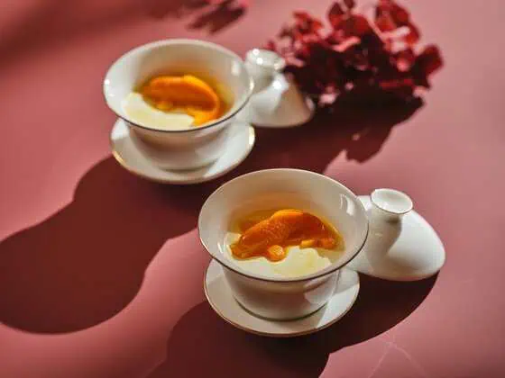 Luminous New Year Afternoon Tea at The St. Regis Beijing 2 Passion Fruit Milk Pudding (百香果锦鲤奶冻)