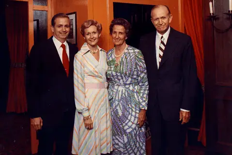 Bill, Donna, Alice, and J.W., Marriott, Sr., ca. 1970s