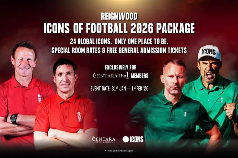 Promotions 24 Centara Launches Icons of Football Stay Experience for Reignwood Tournament 2026