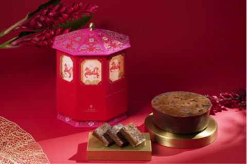 港島香格里拉農曆新年與摯愛親友體驗傳統文化 8 香格里拉矜貴之選 - 金駿眉年糕甄選禮盒 港幣438元