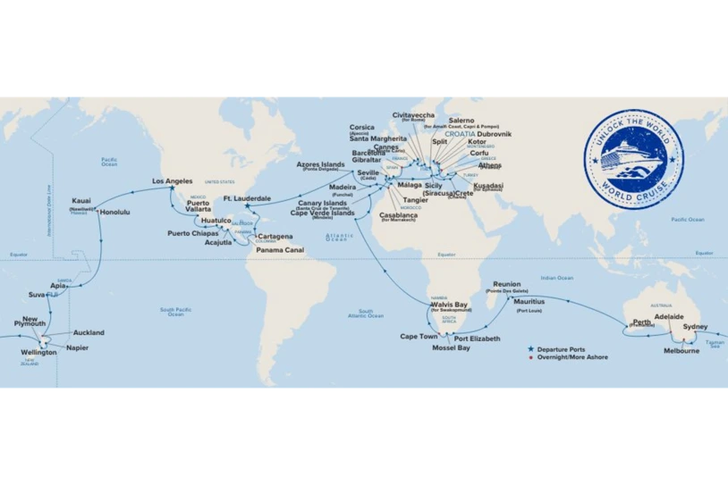 Princess Cruises 2028 World Cruise Announced: 115-Day Coral Princess Voyage to 49 Destinations 1 Princess Cruises 2028 World Cruise Announced: 115-Day Coral Princess Voyage to 49 Destinations
