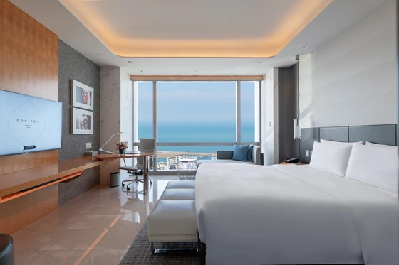 Sofitel Haikou Review: What It's Really Like to Stay Here 4 Sofitel Haikou luxury room with bay view windows