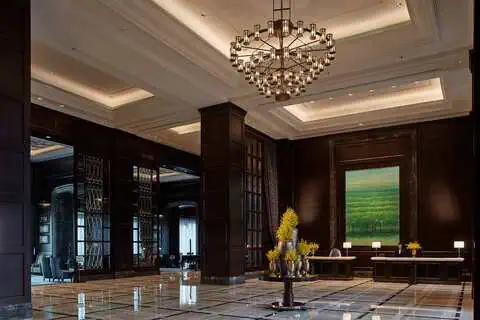 Inside The Ritz-Carlton Haikou: A First-Hand Stay at China’s Luxury Golf Resort 2 lobby at The Ritz-Carlton Haikou luxury resort