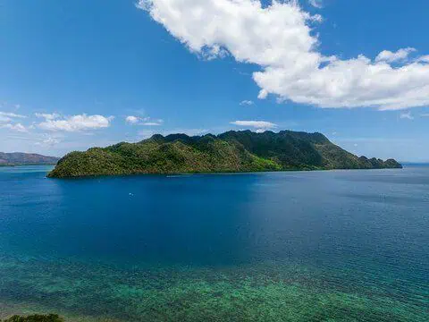 Views from the Coron resort showcase a pristine natural environment that has made the island a world-class destination for scuba diving 