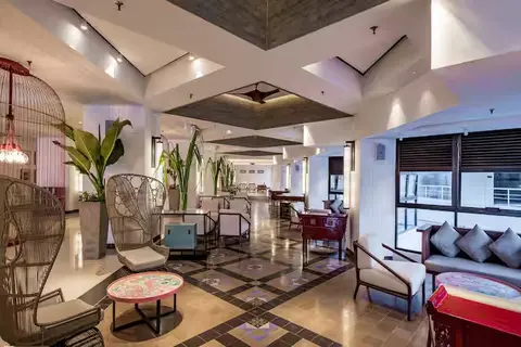 Axis Lounge seating area DoubleTree Resort Penang