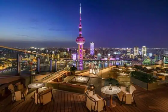 Ritz-Carlton Shanghai: Portman vs Pudong Hotel Guide 9 flair outdoor pearl tower night view