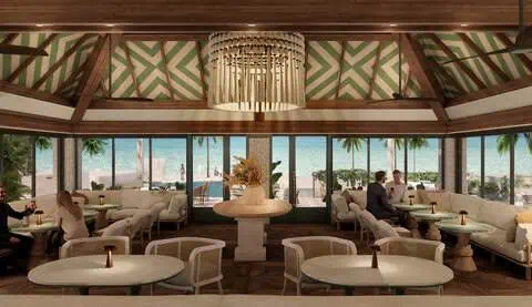 Banquette to Deck (Rendering)