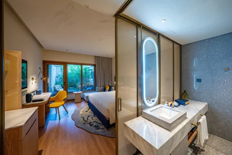 voco Nanjing Garden Expo by IHG Review: A Stylish Jiangnan Resort Escape 6 Premium Room, Courtyard View with Private Hot Spring
