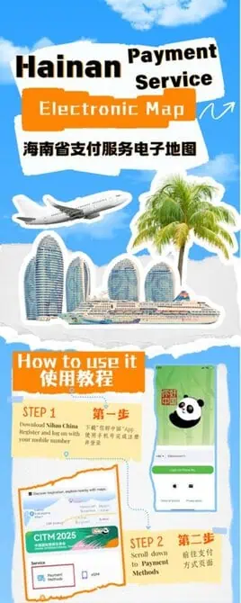 Hainan Launches Digital Payment Map for International Travelers