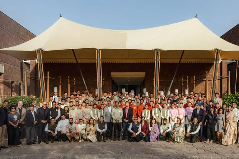 Marriott International Chairman of the Board David Marriott and Associates of the JW Marriott Ranthambore Resort & Spa