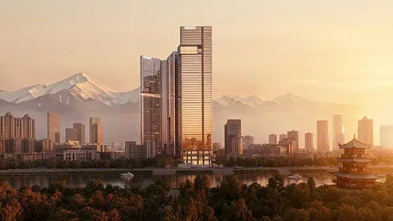 Rendering of Regent Chengdu in Jinjiang District