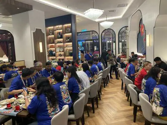 Tourism Malaysia MegaFAM delegates sharing a memorable dining experience at IRAMA Signature in Kuala Lumpur