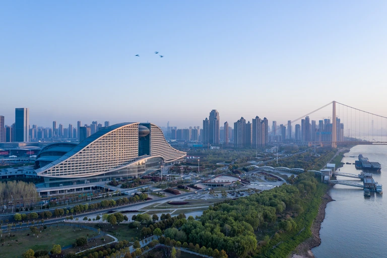 InterContinental Wuhan overlooking the Yangtze River in Wuhan, China