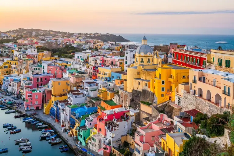 European coastal destination attracting leisure travellers during the summer holiday season