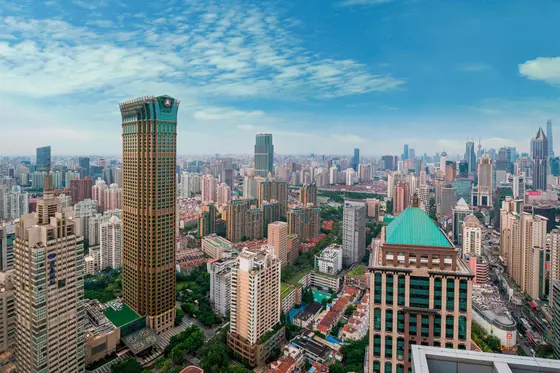 Exterior of The St. Regis Shanghai Jingan in Shanghai