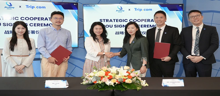 Jin Jiang Hotels subsidiary and Trip.com announce a strategic partnership to expand hospitality growth across ASEAN