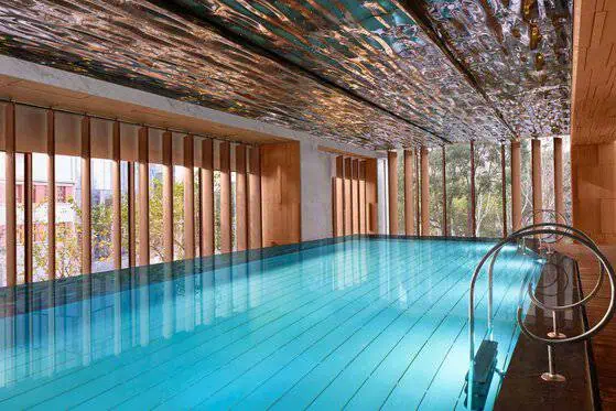 Indoor swimming pool at The St. Regis on the Bund Shanghai
