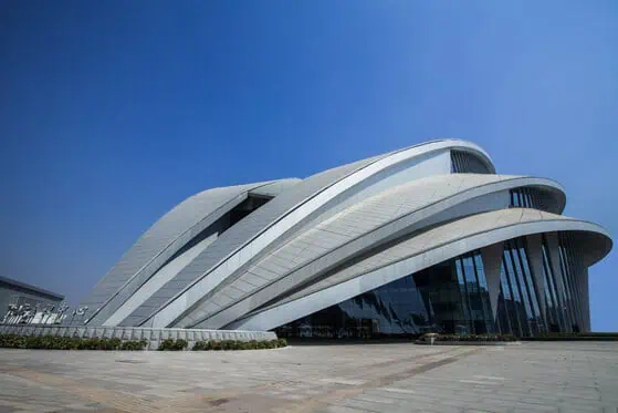 Wuhan International Convention Center connected to InterContinental Wuhan