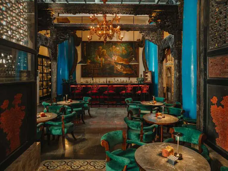 De Tiger speakeasy bar at House of Tugu Old Town Jakarta