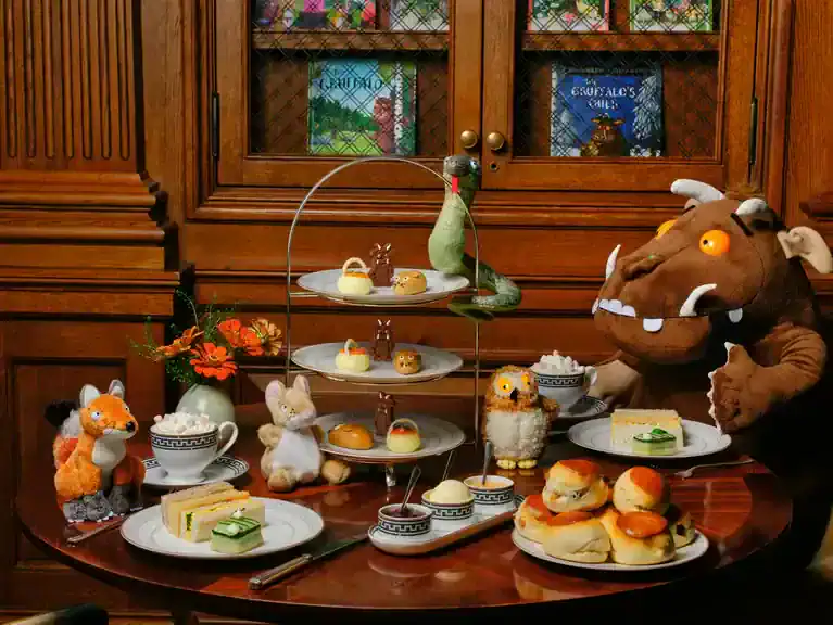 Raffles London at The OWO Gruffalo family experience and afternoon tea