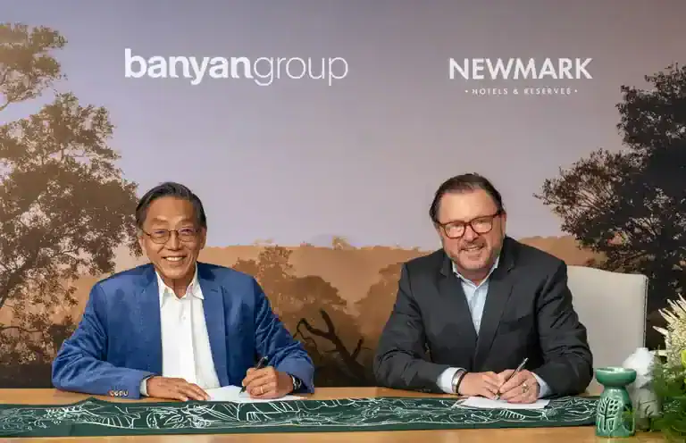 Ho Kwon Ping of Banyan Group and Neil Markovitz of Newmark Hotels & Reserves
