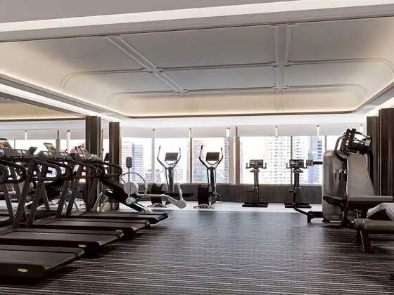 Fairmont Studio fitness centre with Technogym equipment at Fairmont Bangkok Sukhumvit