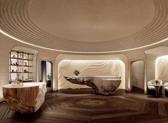 Fairmont Spa reception area